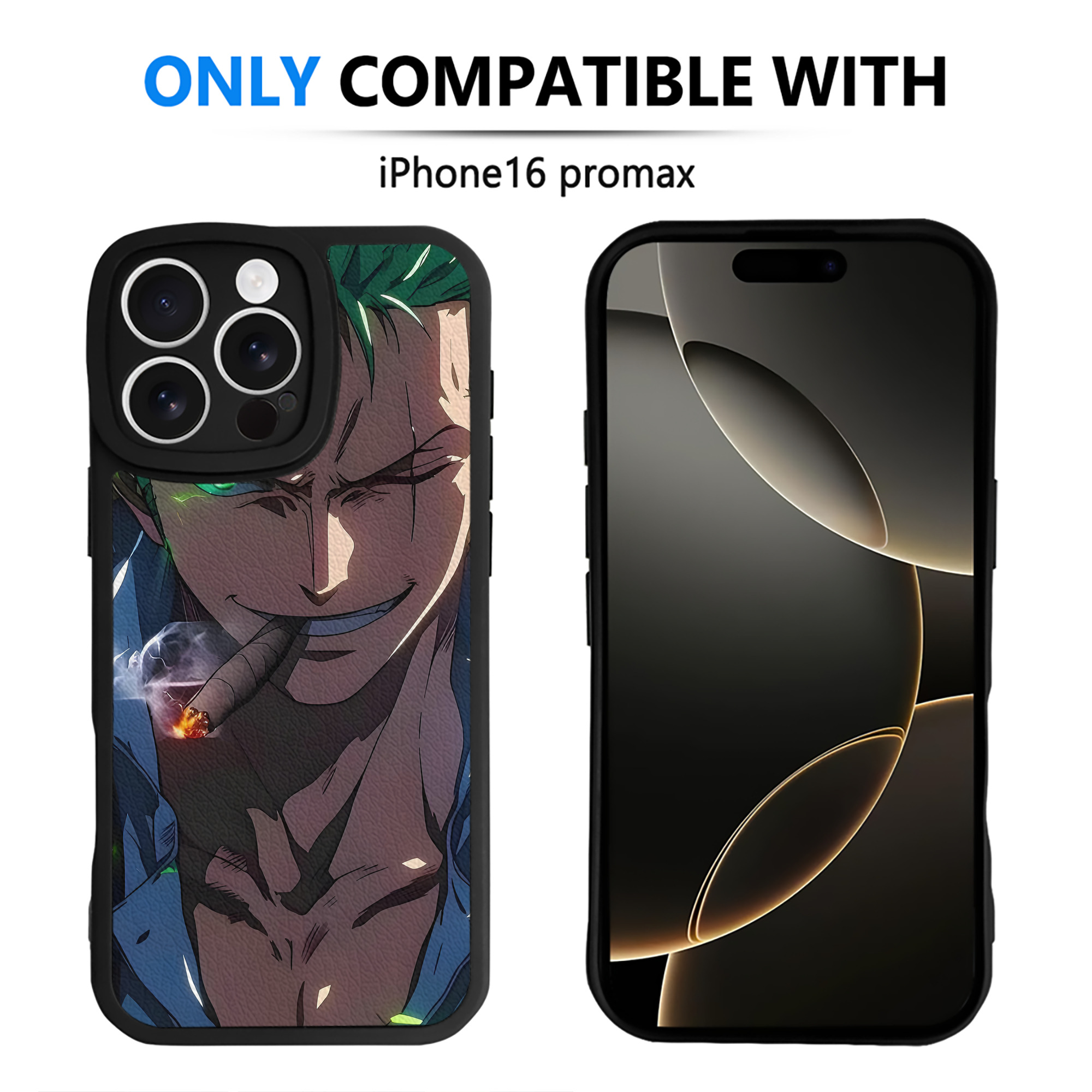 （画像用） ワンピース ONE PIECE 【iPhone 16シリーズ対応】シリコンスマホケース（レザー調） 材質：シリコン